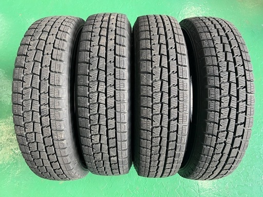 1シーズンのみ使用】アルミ付き 175/65R14 スタッドレスタイヤ