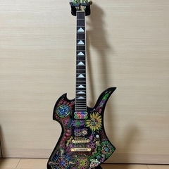 ✨美品✨レア物　希少価値　早い者勝ち！☆FERNANDES フェルナンデス MG-120X モッキンバード X-JAPAN HIDEモデル サイケデリックペイント エレキギター 楽器 