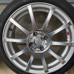 weds LEONIS FX 16×6J PCD100 INSET43 4穴 ４本セット(ウェッズ　レオニス)