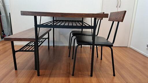 【レガストック川崎本店】NITORI ニトリ ダイニングセット MIAMI150 マイアミ150（イスセット） レガストック川崎本店】NITORI ニトリ ダイニングセット MIAMI150