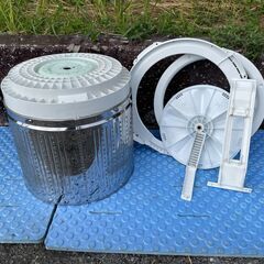 洗濯機の分解クリーニング行っています！配送設置込み　ヤマダセレクト5.0K洗濯機　2021年生分解クリーニング済み