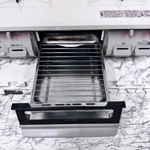 20415 都市ガス水無し片面グリル付 2口コンロ Rinnai 2023年製