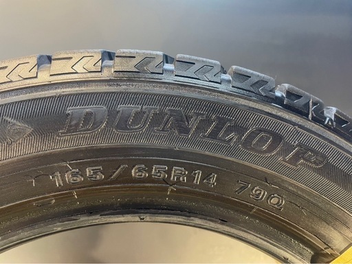 組換料金コミ】2017年製 165/65R14 ダンロップ ウィンターマックスWM02