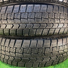 【組換料金コミ】2017年製 165/65R14 ダンロップ　ウィンターマックスWM02　★４本セット　タイヤまにあS22 077