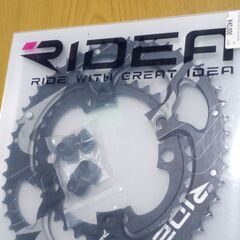 RIDEA オーバルチェンリング 52-36 シマノ4アーム ハーフ