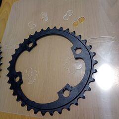 RIDEA オーバルチェンリング 52-36 シマノ4アーム ハーフ