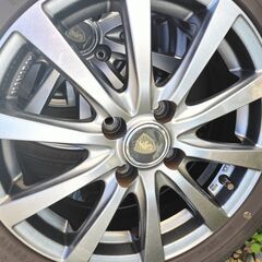 中古　アルミホイールとスタットレス　ヨコハマ　185/55R15