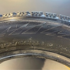 【組換料金コミ】2018年製 155/65R14ブリジストン ブリザックVRX2　★４本セット　タイヤまにあ S24 O80