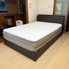 展示未使用品‼️】定価154,890円♪ ニトリ ダブルベッド Nスリープ 