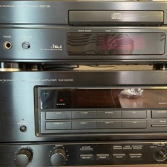 【ヴィンテージスピーカー】KENWOOD アンプ、スピーカーセット