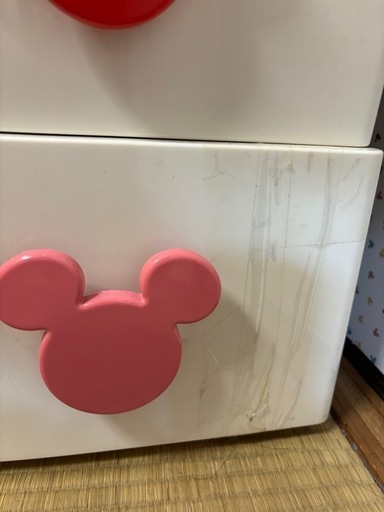 ミッキーのプラスチック製チェスト チェスト ミッキーモチーフ