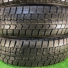 【9分山】2019年製 155/65R14 ダンロップ　ウィンターマックスWM02　★４本セット　タイヤまにあ S29