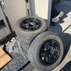 スタッドレスタイヤ　中古ジムニー