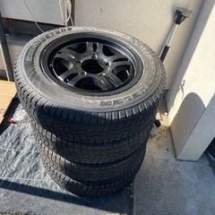 スタッドレスタイヤ　中古ジムニー