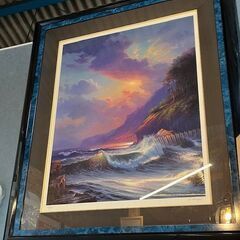 ウィリアム・デシャゾー クリムゾングロウ 大判 シルクスクリーン　17/350 ウィリアム・デシャゾー クリムゾングロウ 大判 シルクスクリーン 17