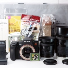 ★SONY α350★スマホ転送●初心者向け●Wズームレンズセット  1ヶ月動作補償あり！