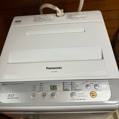 12/1処分】引取限定Panasonic洗濯機5kg 乾燥機能付き