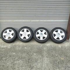 VW純正アルミホイール185/60R15ミシュランスタッドレスタイヤ4本セット