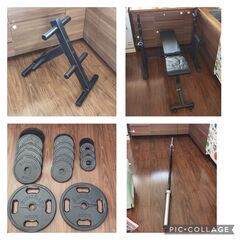 オリンピックバーベル ベンチプレス トレーニングセット 筋トレ ダンベル トレーニンググッズ フリーウェイトセット バーベル ホームジム