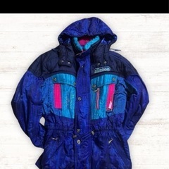 引取りの方限定特価常時10％OFF 【ellesse】エレッセ 90s ビンテージ　スキーウェア　上下セット 