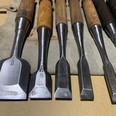 大工道具　鑿　ノミ10本　追入鑿