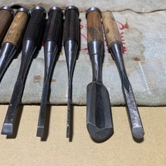 大工道具　鑿　ノミ10本　追入鑿