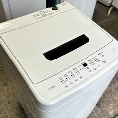 札幌市内配送可 美品 24年製 アイリスオーヤマ 5kg 全自動洗濯機 IAW-T504 ホワイト