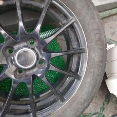 アルミホイール　ブリヂストン ECO FORME CRS101 軽量 15インチ 5.5J　1本ガリキズあり