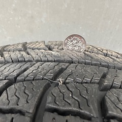 三菱アイ用スタッドレスアルミセットタイヤバリ溝！