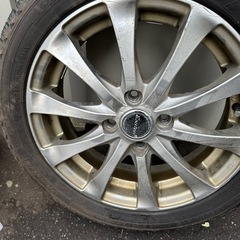 三菱アイ用スタッドレスアルミセットタイヤバリ溝！