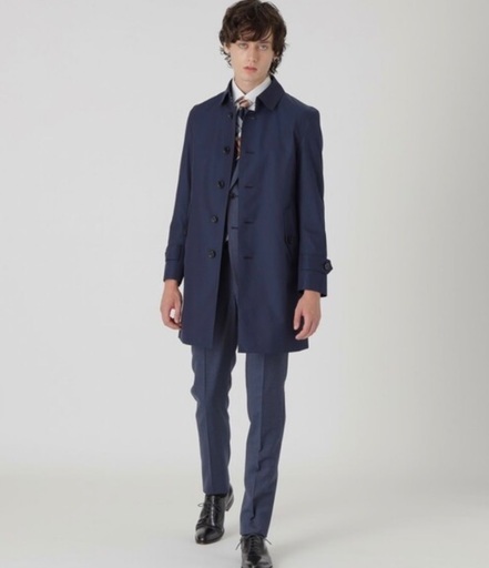 【新品未使用】by CRAFTSMAN ベルテッドシングルステンカラーコート定価132000円