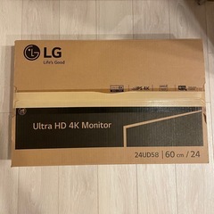 LG 23.8インチ 4Kディスプレイ　24UD58
