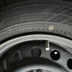 【ほぼ新品】冬タイヤ 4本セット ホイール付き