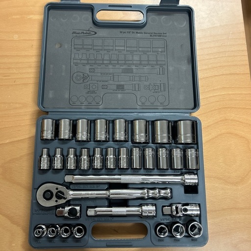 【引取】Blue-Point 32pc 1/2”Dr.Metric General Service Set