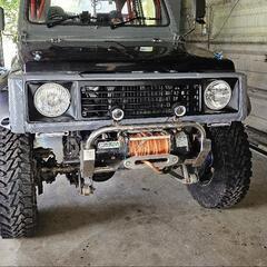 ジムニー用　12000ポンド　ウインチ　ベッド付き