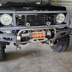 ジムニー用　12000ポンド　ウインチ　ベッド付き