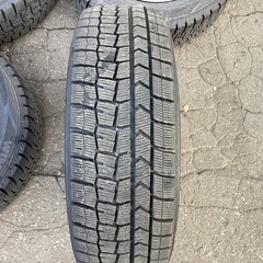 アルミホイール 12800円 15×5.5J スタッドレスタイヤ 185/60R15 ダンロップ 18年製🌟16
