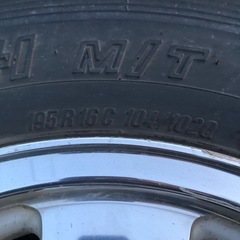 ジムニーJA11ホイール　195 R16トーヨートランパス