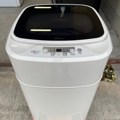 🍎2021年製 山善 全自動洗濯機 3.8kg コンパクト YWMB-38(W)