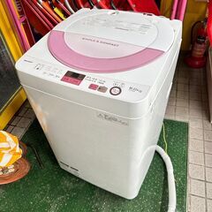 SHARP 洗濯機 ES-GE6A-P 2017年製 6キロ