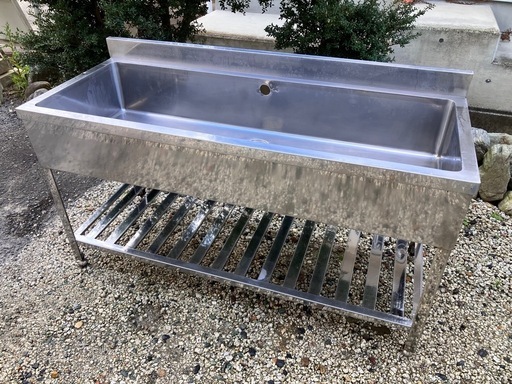 厨房業務用大型ステンレス製シンク