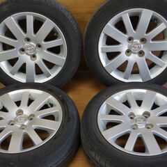 マツダ純正アルミホイール＋夏タイヤ　デミオＤＹ３Ｗ　ダンロップ　ＥＣ２０３　175/60R15