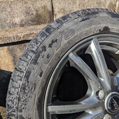タイヤ＆ホイール 155/65R14 TOYOタイヤGARIT studless スペーシアで使用