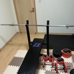 福岡県のベンチプレスセットの中古が安い！激安で譲ります・無料で  