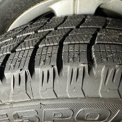 【ほぼ新品】軽 冬タイヤ 4本セット ホイール付き
