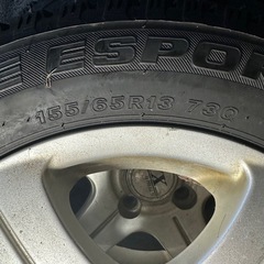 【ほぼ新品】軽 冬タイヤ 4本セット ホイール付き