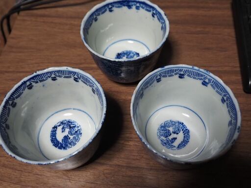 古伊万里、蕎麦ちょこ、骨董、お宝、3個セット