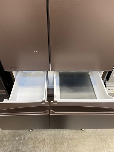 【MITSUBISHI】6ドア冷蔵庫 MR-WXD60G-XT 2021年製 MITSUBISHI】6ドア冷蔵庫 MR-WXD60G-XT 2021年製