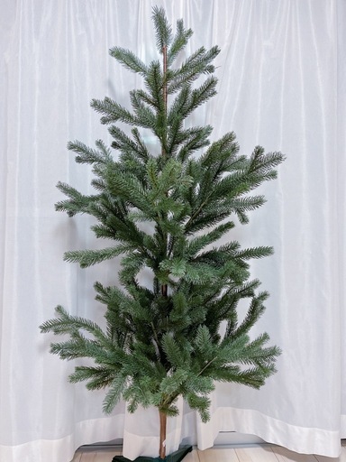 クリスマスツリー　飾り・ライト付き