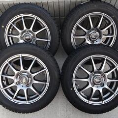 【中古】155/65R14　BLIZZAK VRX　ホイール4本セット